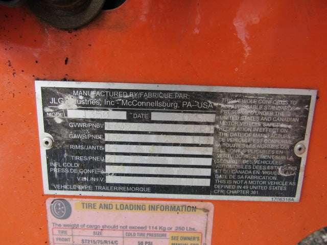 Used 2019 JLG T350 Towable Boom Lift