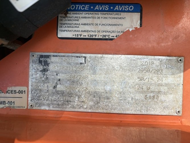 Used 2019 JLG T500J Towable Boom Lift, photo 13