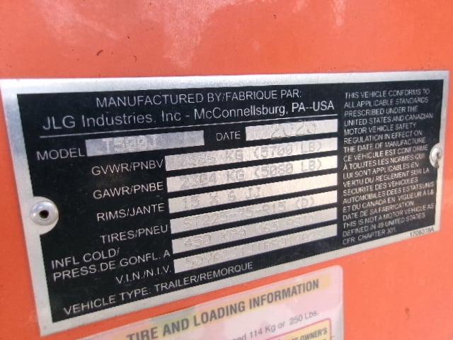 Used 2023 JLG T500J Towable Boom Lift