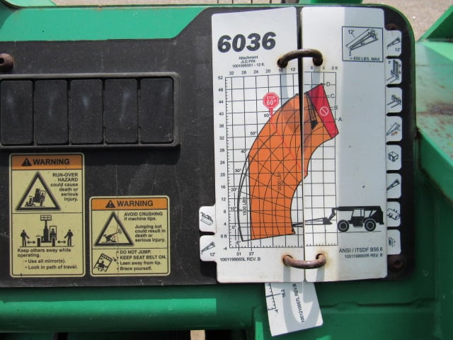 Used 2017 SKYTRAK 6036 Telehandler Forklift
