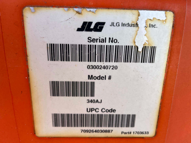 Used 2018 JLG 340AJ Articulating Boom Lift
