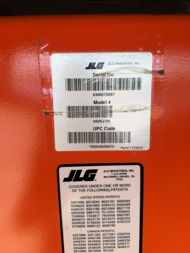 Used 2021 JLG 660SJ Telescopic Boom Lift
