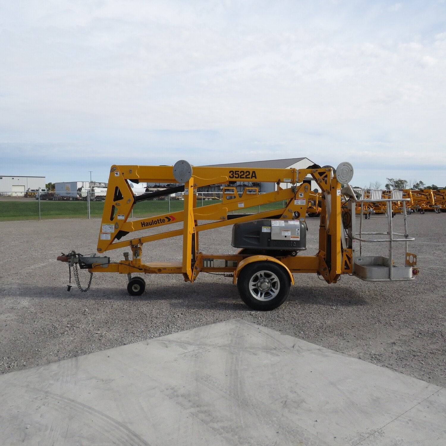 Used 2021 HAULOTTE 3522A Towable Boom Lift