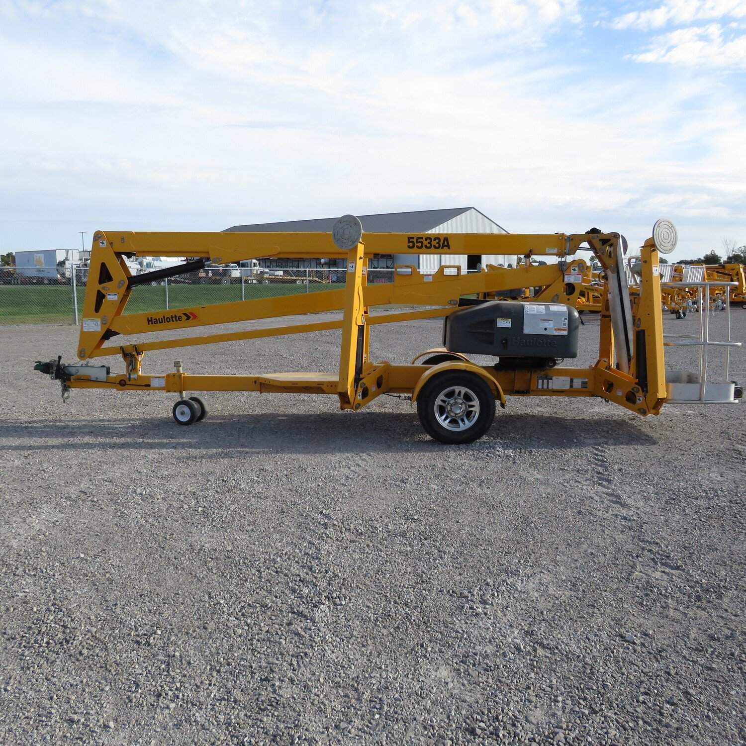Used 2021 HAULOTTE 5533A Towable Boom Lift