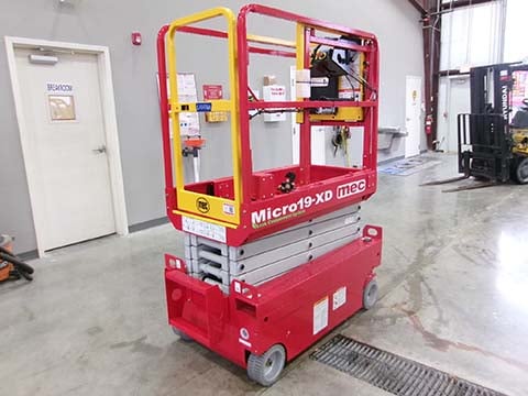 New 2026 MEC MICRO19-XD Scissor Lift : Micro Scissor Lift