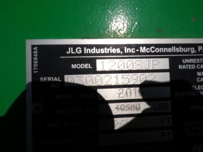 Used 2016 JLG 1200SJP Telescopic Boom Lift, photo 28