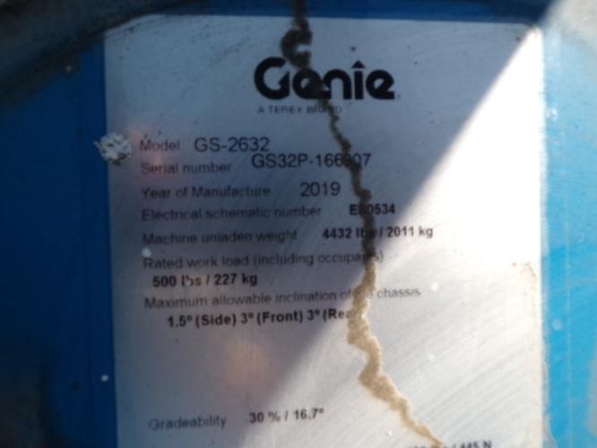 New 2019 GENIE GS-2632 Scissor Lift, photo 13