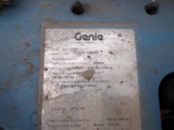 New 2019 GENIE GS-1930 Scissor Lift, photo 16