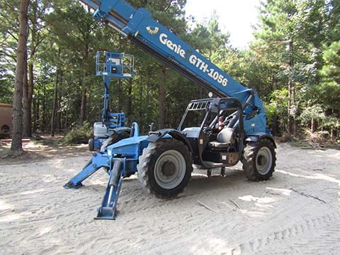 Used 2018 GENIE GTH-1056 Telehandler Forklift