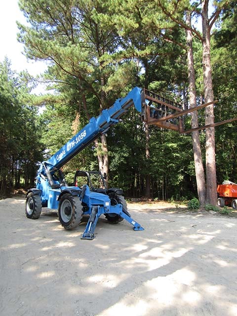 Used 2018 GENIE GTH-1056 Telehandler Forklift