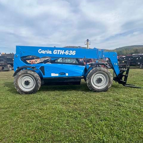 Used 2016 GENIE GTH-636 Telehandler Forklift