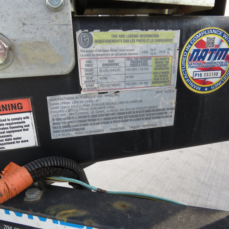 Used 2019 MMDI 410LPT Trailer, photo 15