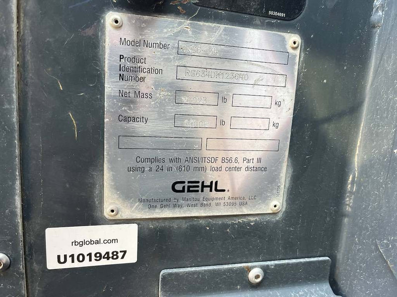 New 2018 GEHL RS6-34 Telehandler Forklift, photo 21