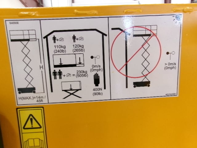 New 2023 JCB S4550E Scissor Lift
