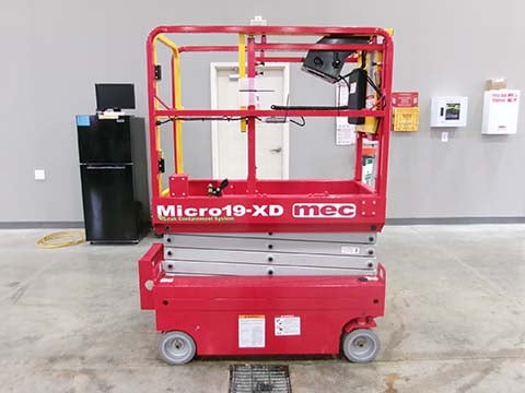 New 2026 MEC MICRO19-XD Scissor Lift : Micro Scissor Lift