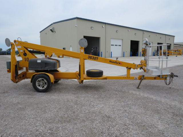 Used 2021 HAULOTTE 3632T Towable Boom Lift