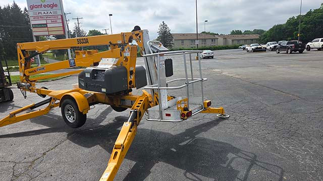 Used 2022 HAULOTTE 5533A Towable Boom Lift