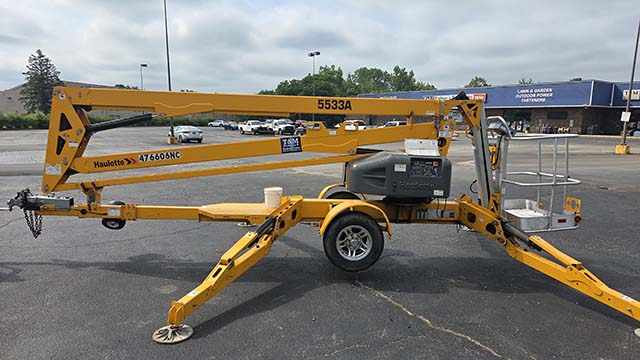 Used 2022 HAULOTTE 5533A Towable Boom Lift