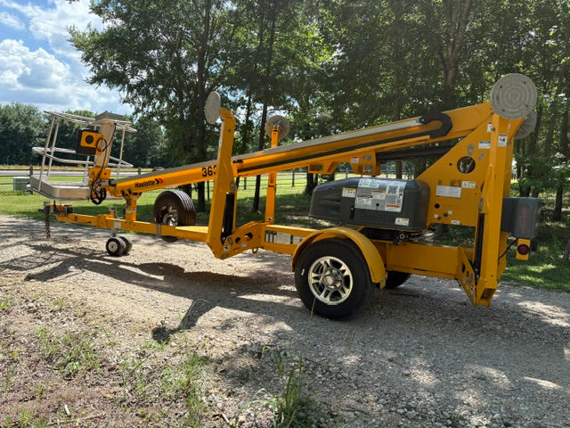 Used 2022 HAULOTTE 3632T Towable Boom Lift