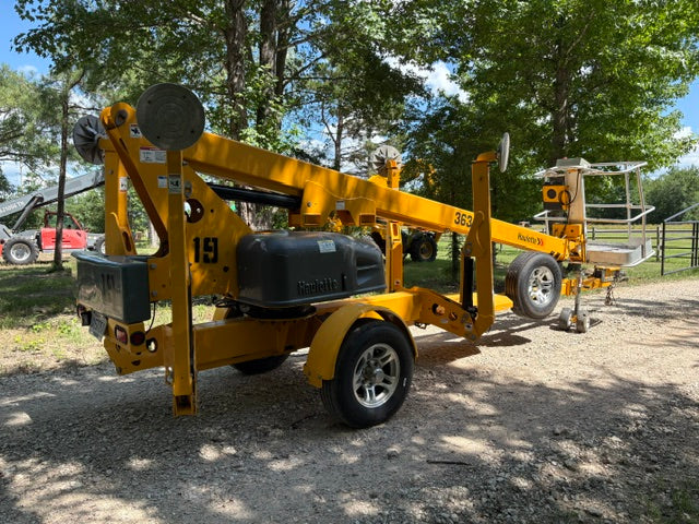 Used 2022 HAULOTTE 3632T Towable Boom Lift