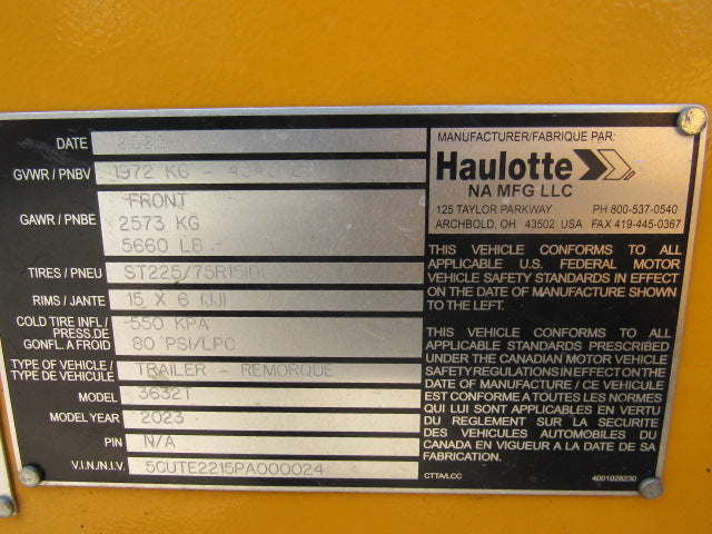 Used 2023 HAULOTTE 3632T Towable Boom Lift