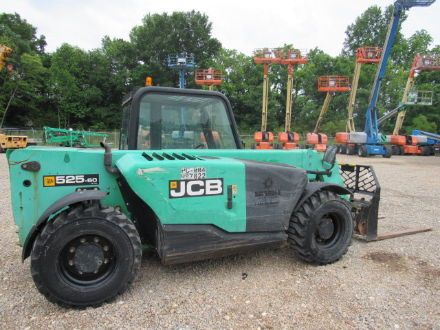 Used 2017 JCB 525-60 Telehandler Forklift