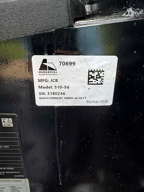 Used 2022 JCB 510-56 Telehandler Forklift
