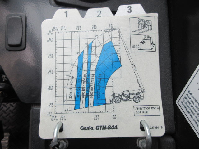 New 2026 GENIE GTH-844 Telehandler Forklift
