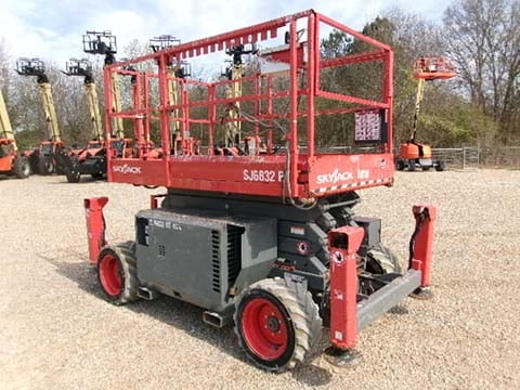 Used 2019 SKYJACK SJ6832 RT Scissor Lift