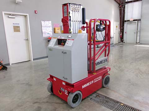 New 2026 MEC MME25 Vertical Mast Boom Lift