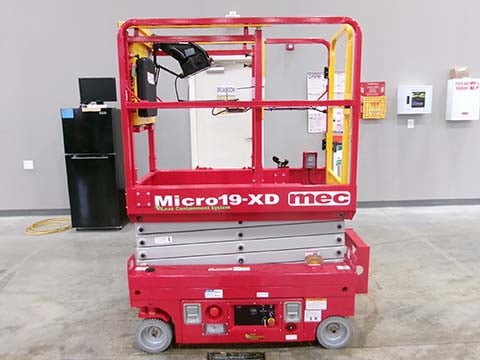 New 2026 MEC MICRO19-XD Scissor Lift : Micro Scissor Lift