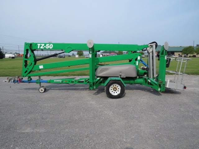 Used 2018 GENIE TZ-50 Towable Boom Lift