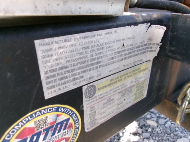 Used 2018 MMDI 410LPT Trailer
