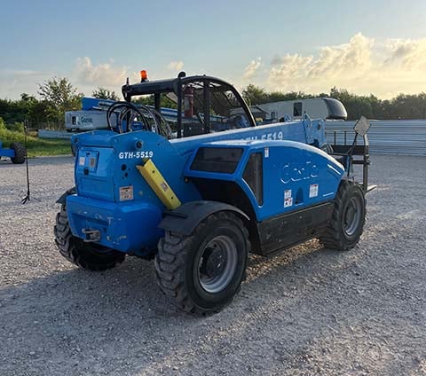 Used 2018 GENIE GTH-5519 Telehandler Forklift