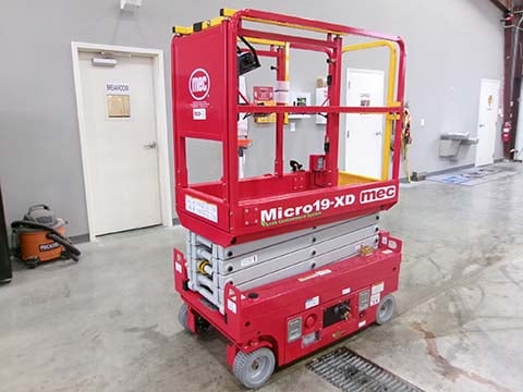 New 2026 MEC MICRO19-XD Scissor Lift : Micro Scissor Lift