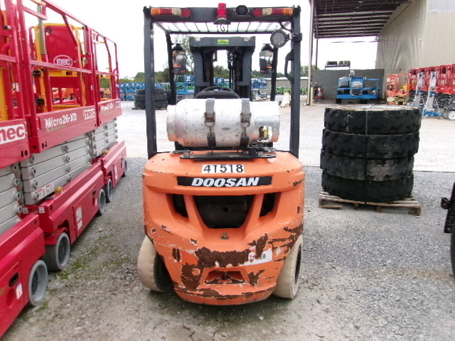 Used 2018 DOOSAN G25N-7 Straight Mast Forklift