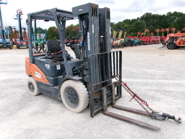 Used 2018 DOOSAN G25N-7 Straight Mast Forklift