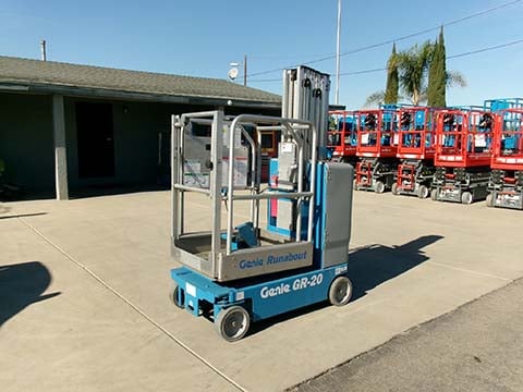 Used 2016 GENIE GR-20 Vertical Mast Boom Lift