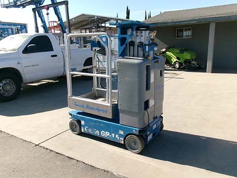 Used 2017 GENIE GR-15 Vertical Mast Boom Lift