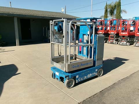 Used 2017 GENIE GR-15 Vertical Mast Boom Lift