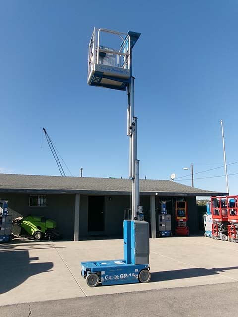 Used 2017 GENIE GR-15 Vertical Mast Boom Lift