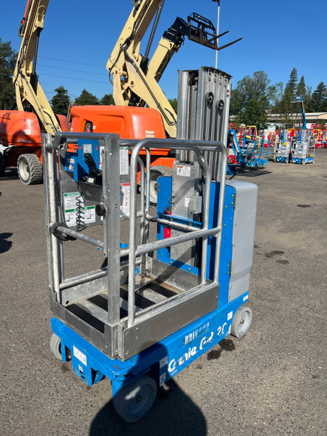 Used 2018 GENIE GR-20 Vertical Mast Boom Lift