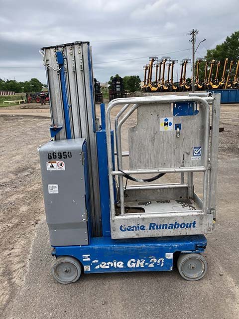 Used 2021 GENIE GR-20 Vertical Mast Boom Lift