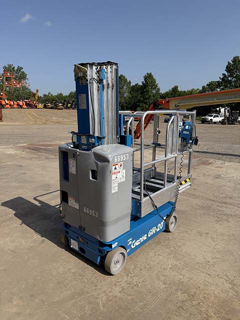 Used 2021 GENIE GR-20 Vertical Mast Boom Lift