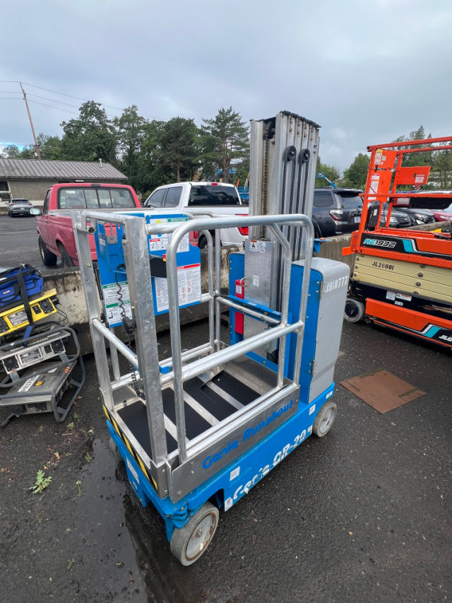 Used 2019 GENIE GR-20 Vertical Mast Boom Lift