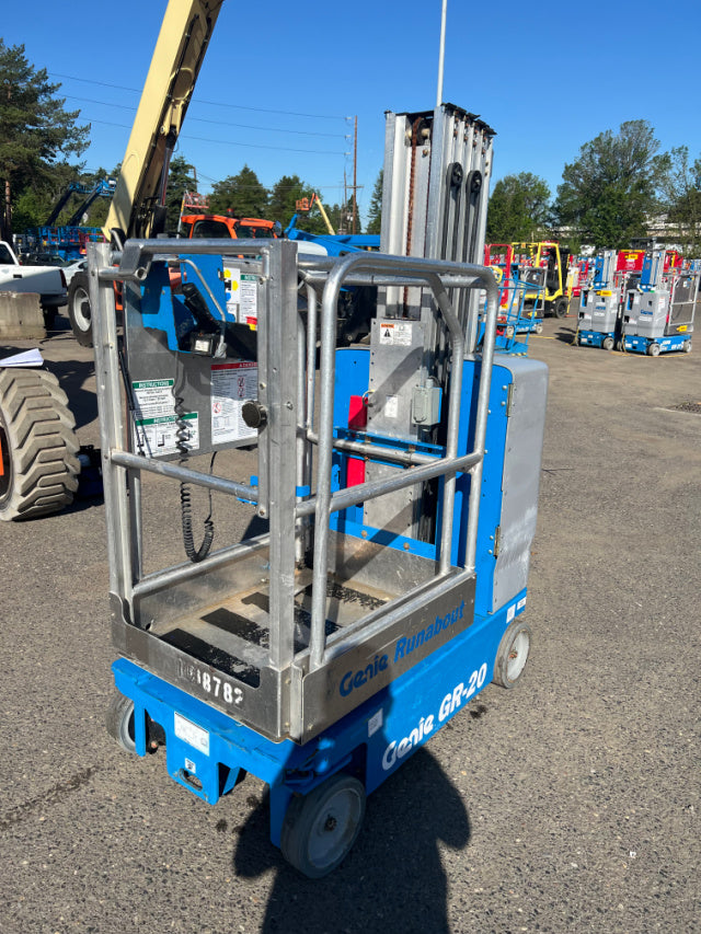 Used 2019 GENIE GR-20 Vertical Mast Boom Lift