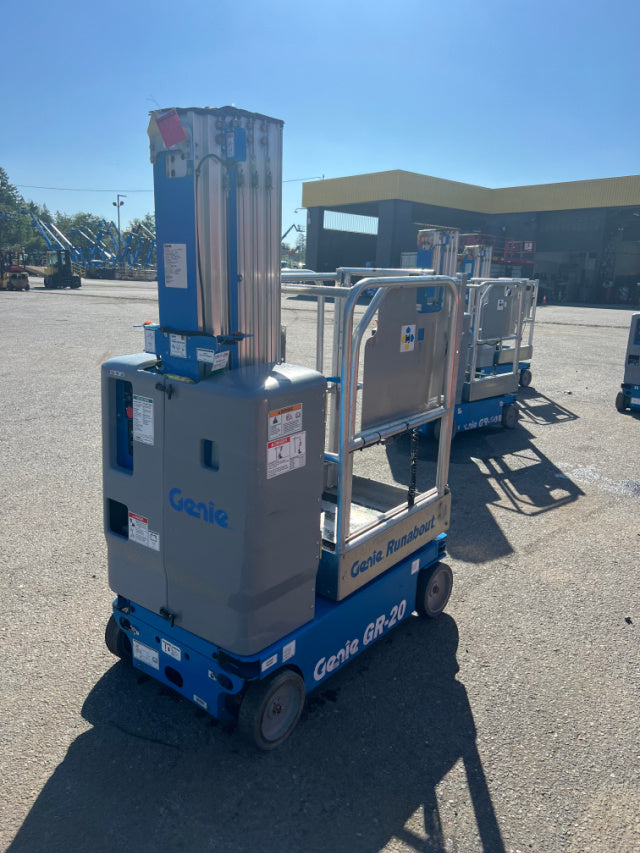 Used 2019 GENIE GR-20 Vertical Mast Boom Lift