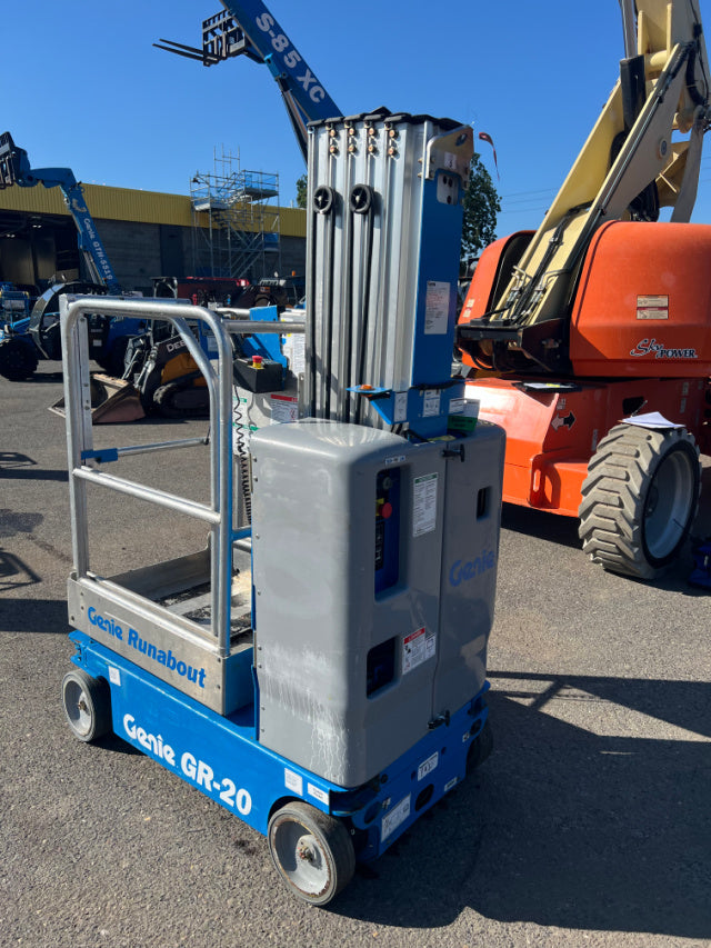 Used 2019 GENIE GR-20 Vertical Mast Boom Lift
