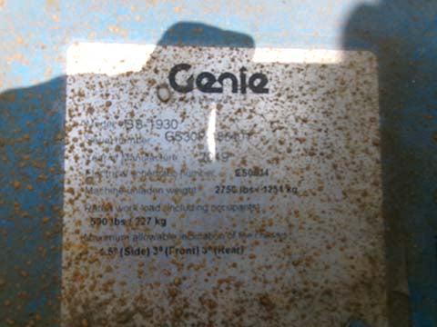 Used 2019 GENIE GS-1930 Scissor Lift