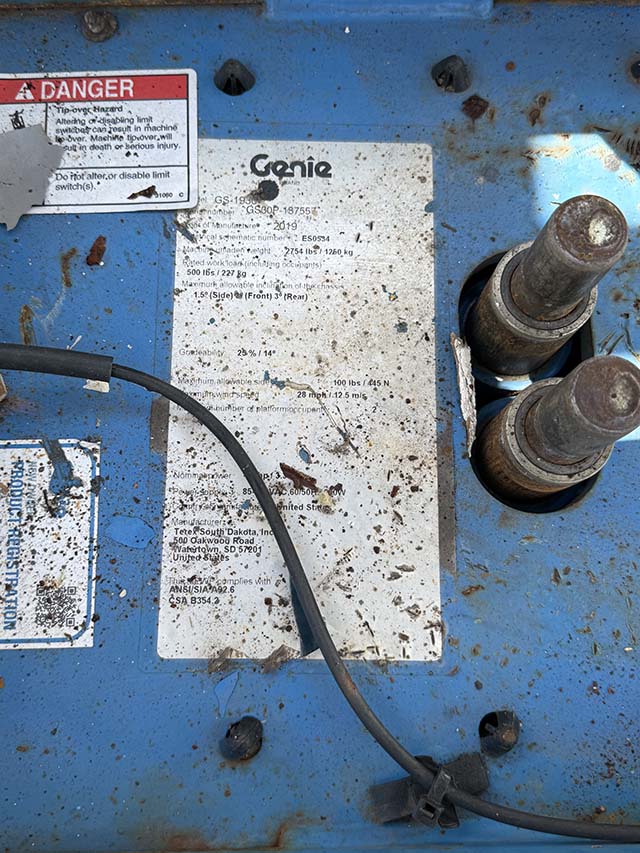 Used 2019 GENIE GS-1930 Scissor Lift